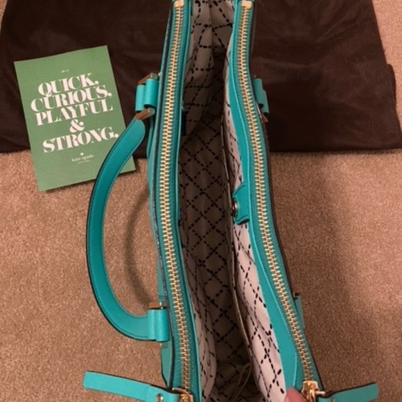 Kate Spade Newbury Lane Cadene Satchel Purse - Picture 5 of 5